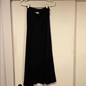 High waisted maxi skirt